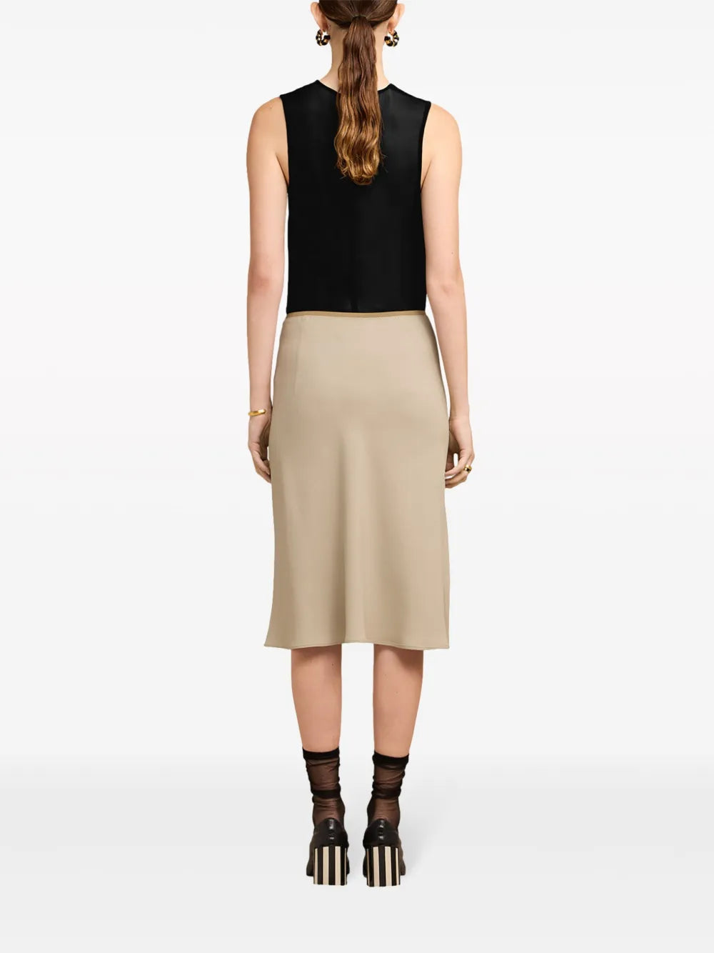 Tops Top de Seda Ami PARIS Negro Femme