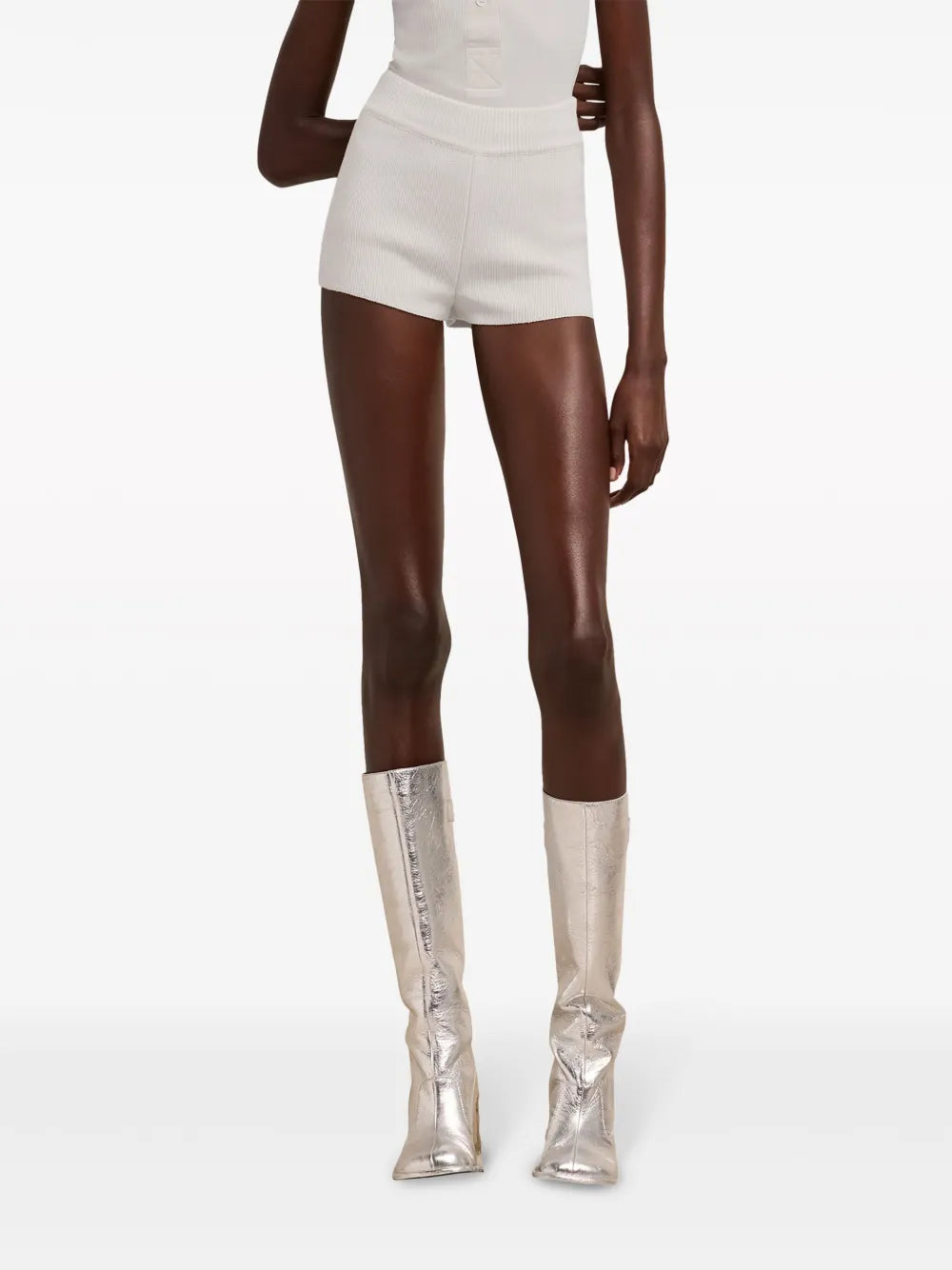 Shorts Mini short côtelé Ami PARIS Gris Femme