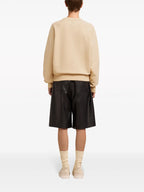 Sweatshirts Sweatshirt Ami brodé Ami PARIS Beige Unisexe