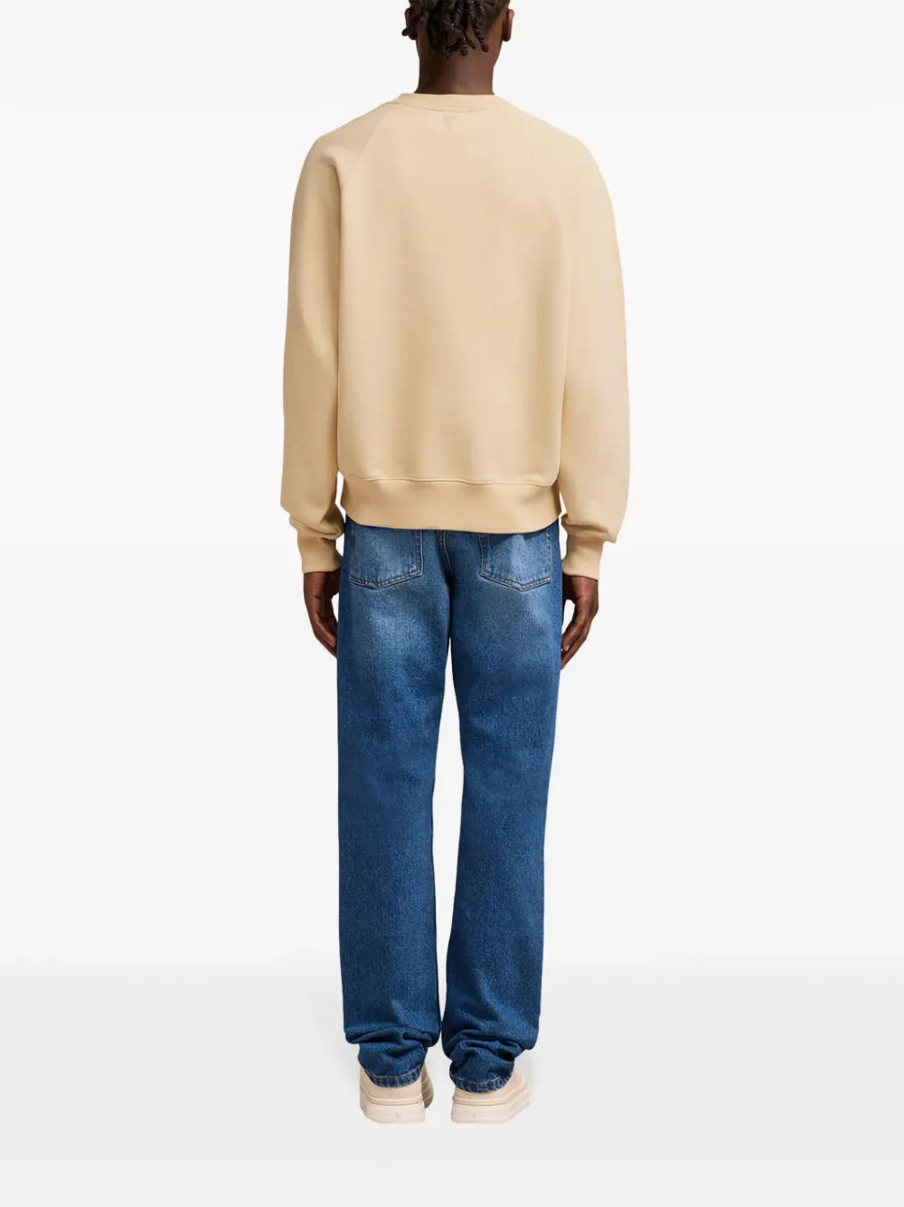 Sweatshirts Sweatshirt Ami brodé Ami PARIS Beige Unisexe