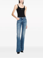 Pantalones Jeans Largados Off-White Azul Femme