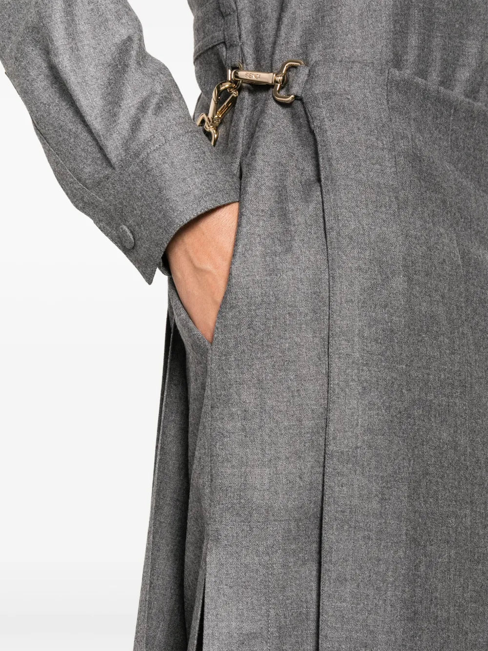 Monos y conjuntos coordinados Mono de lana Fendi Gris Femme