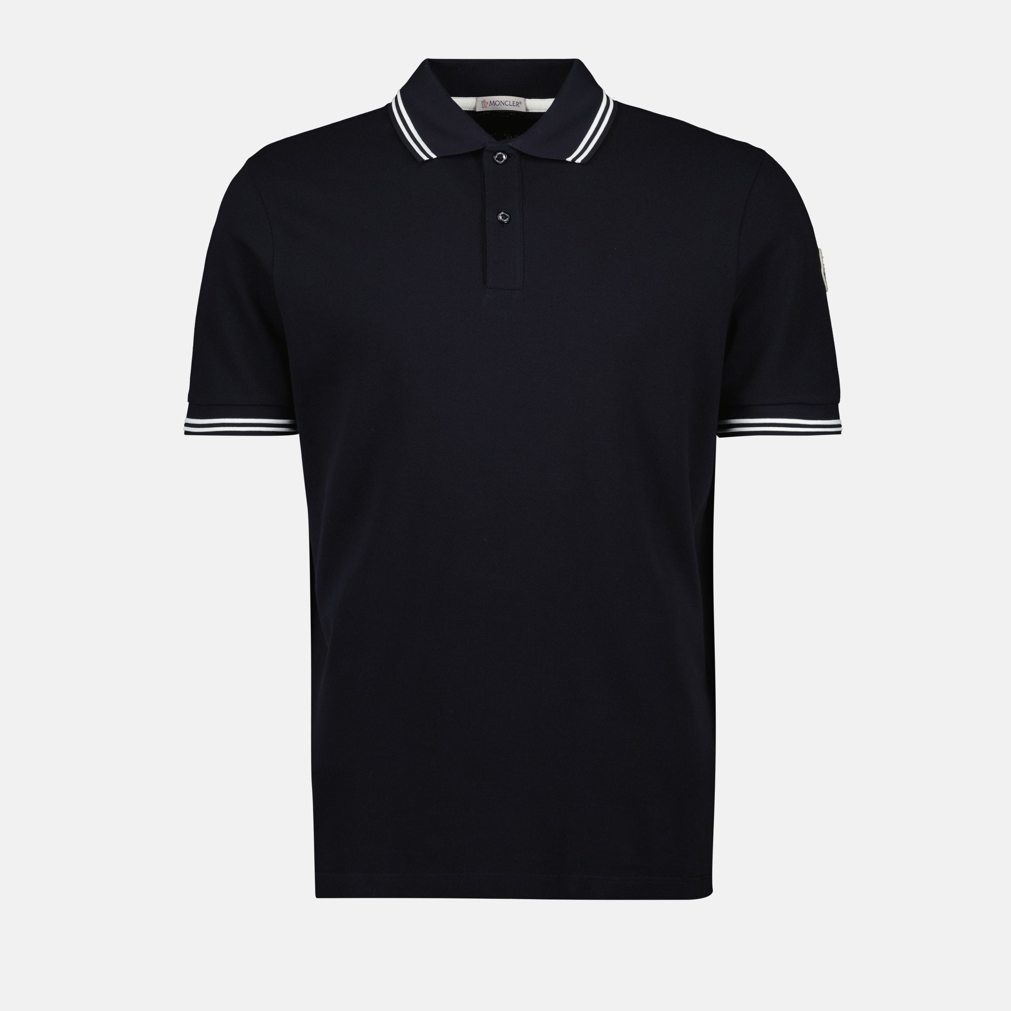 Polo shirts Striped Trim Polo Moncler Dark blue Homme