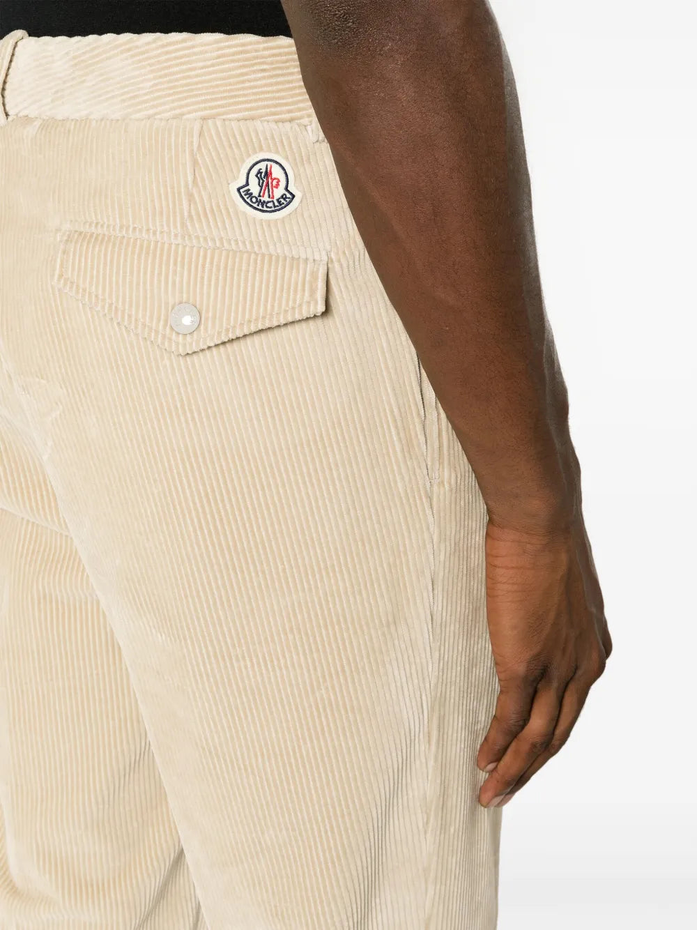 Hosen Corduroy-Hosen Moncler Beige Homme