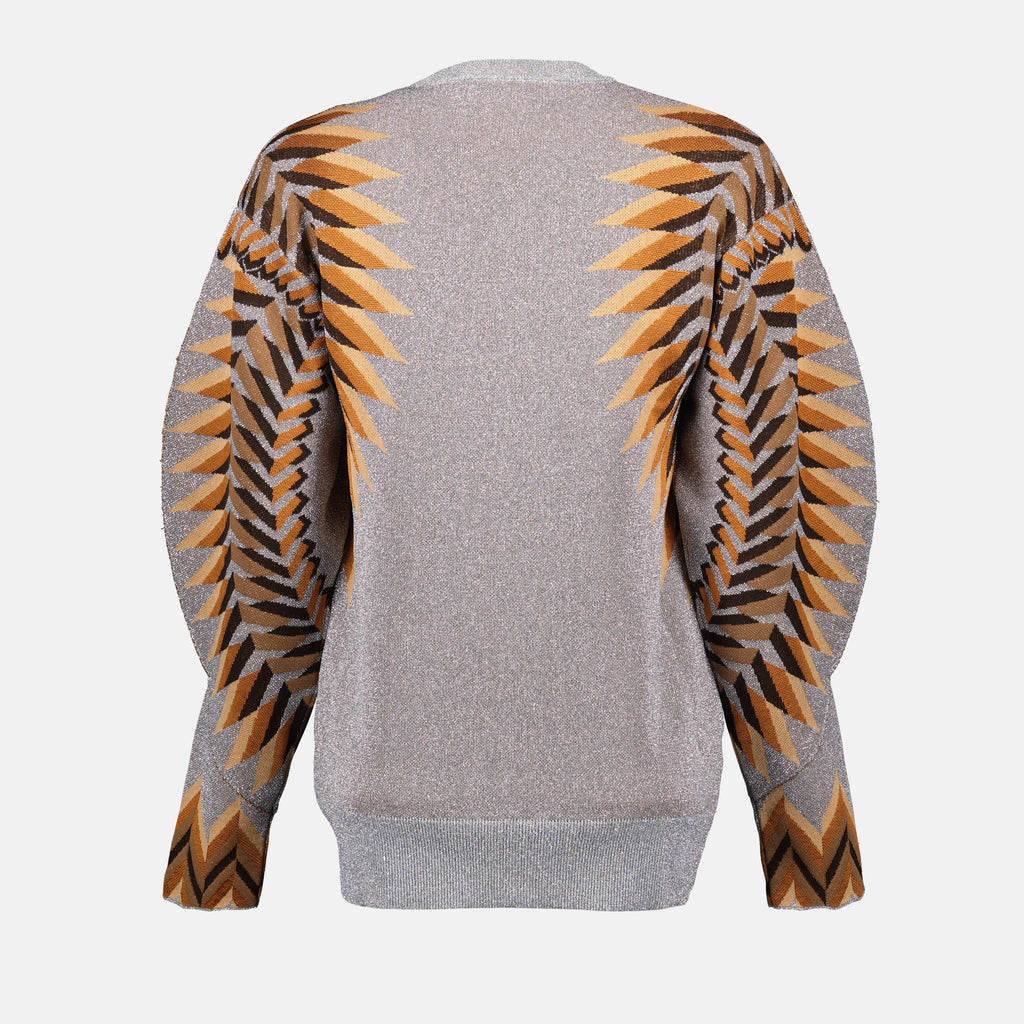 Prendas de punto Suéter Lurex Rabanne Plata Mujer