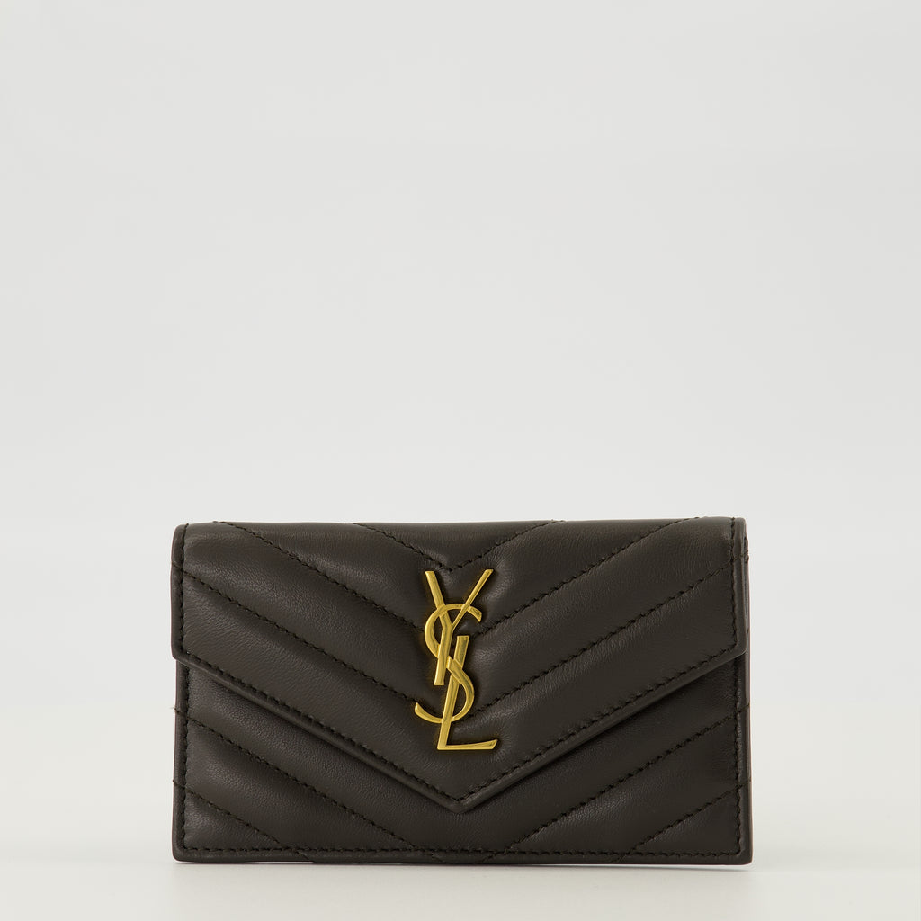 Bild des Artikels Cassandre Fragments brauner Kartenhalter von Saint Laurent für Frauen - Herbst-Winter 2025 - Vorderansicht