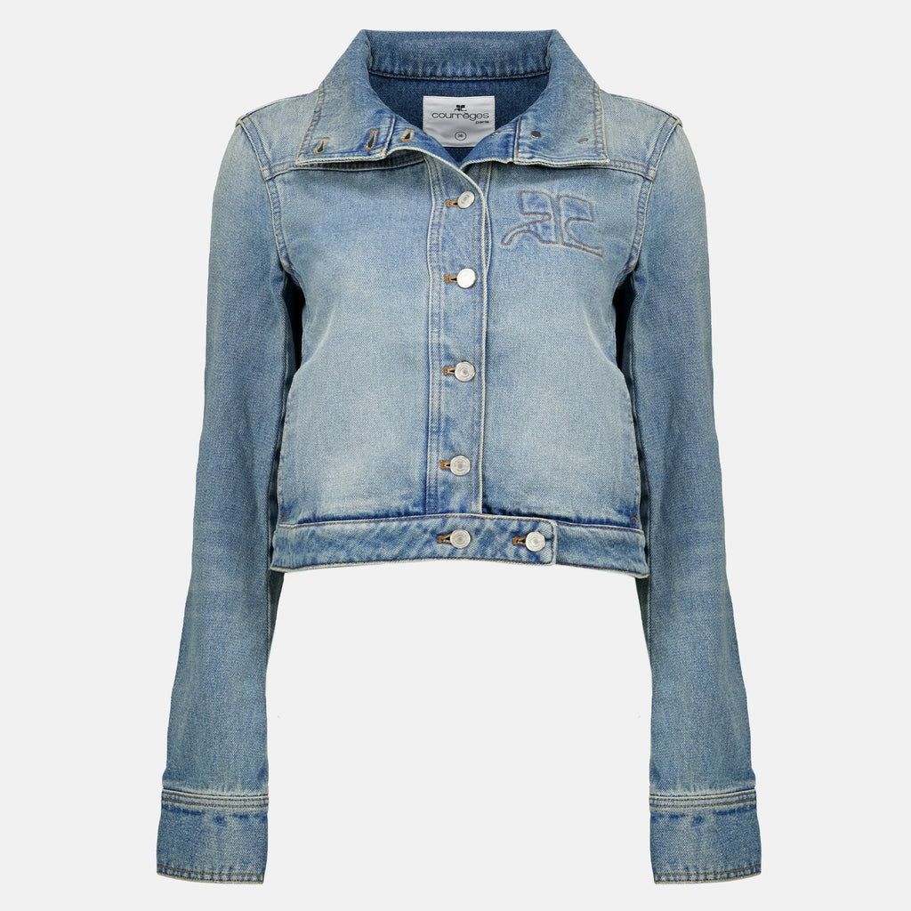 Vestes Veste Réedition en denim Courrèges Bleu Femme