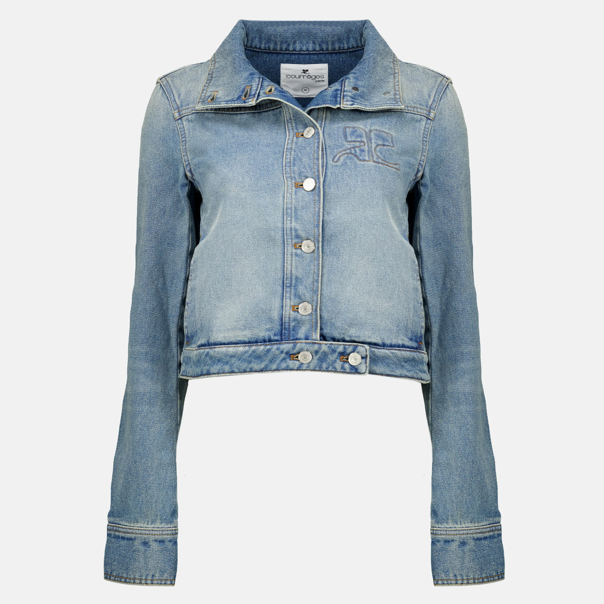 Vestes Veste Réedition en denim Courrèges Bleu Femme