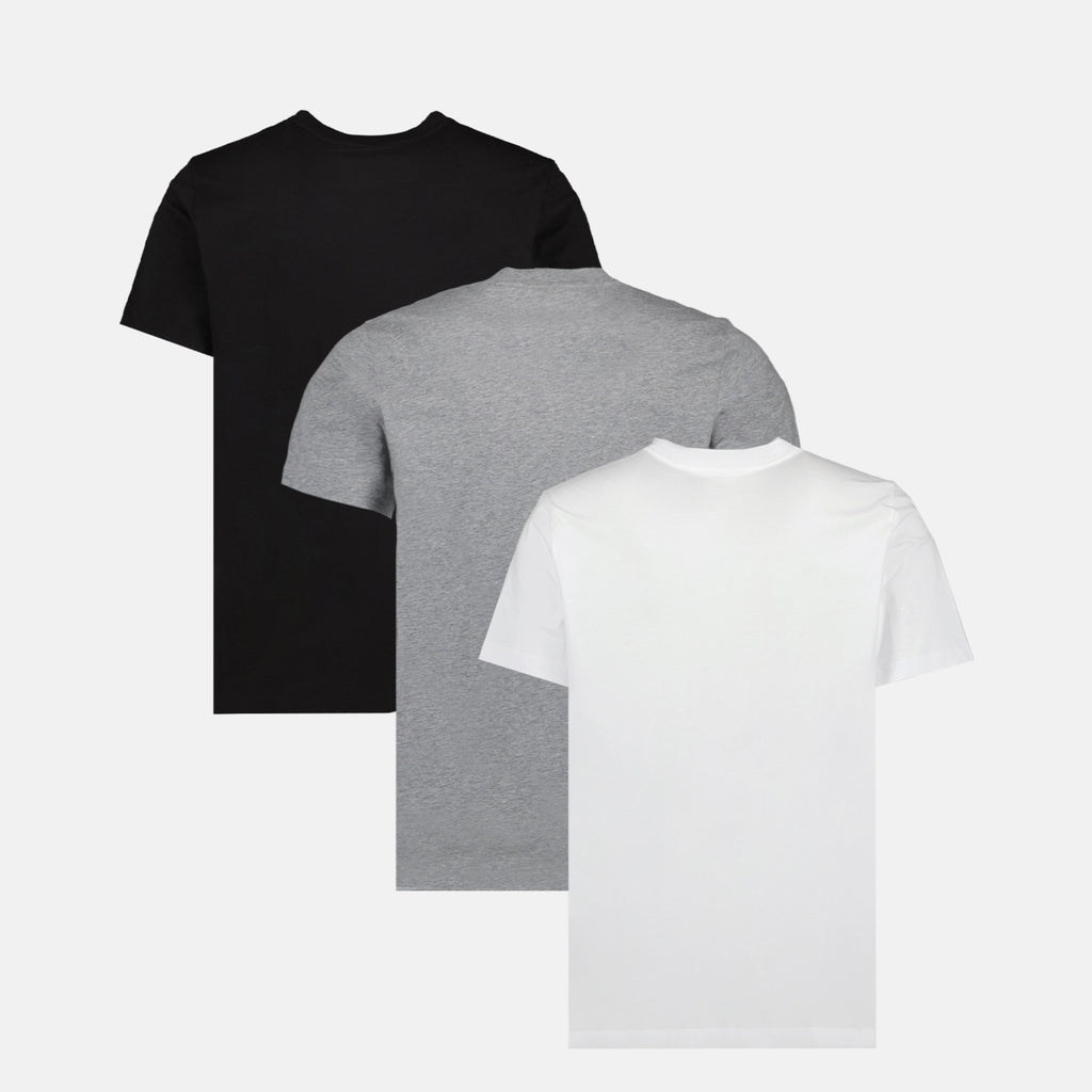 T-shirts Set of 3 Logo T-Shirts Moncler Gris Homme