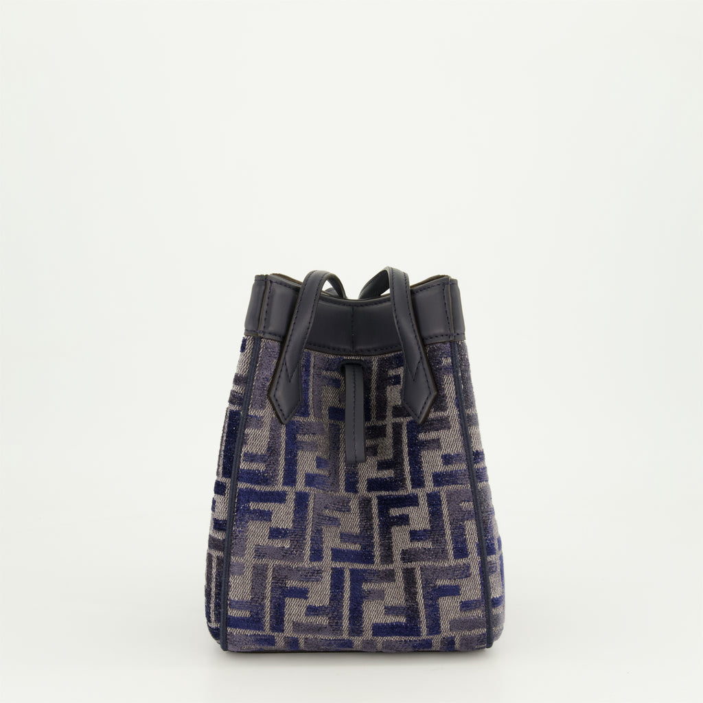 Beuteltaschen Mini sac Origami Fendi Blau Femme