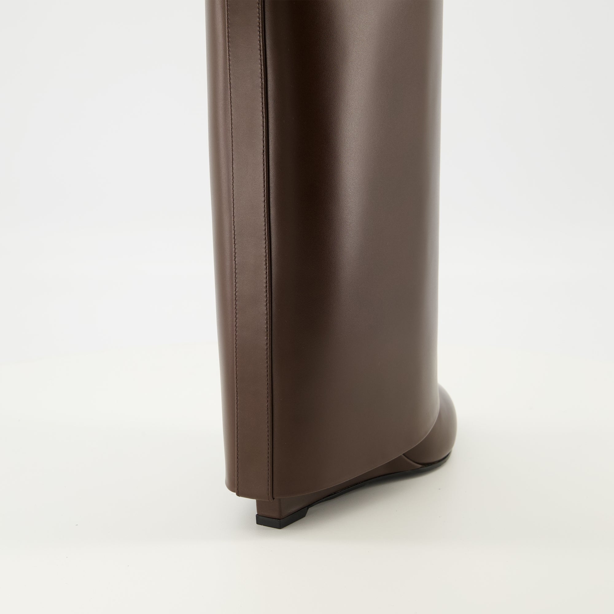 Bottes Brown Leather Shark Boots Givenchy Marron Femme