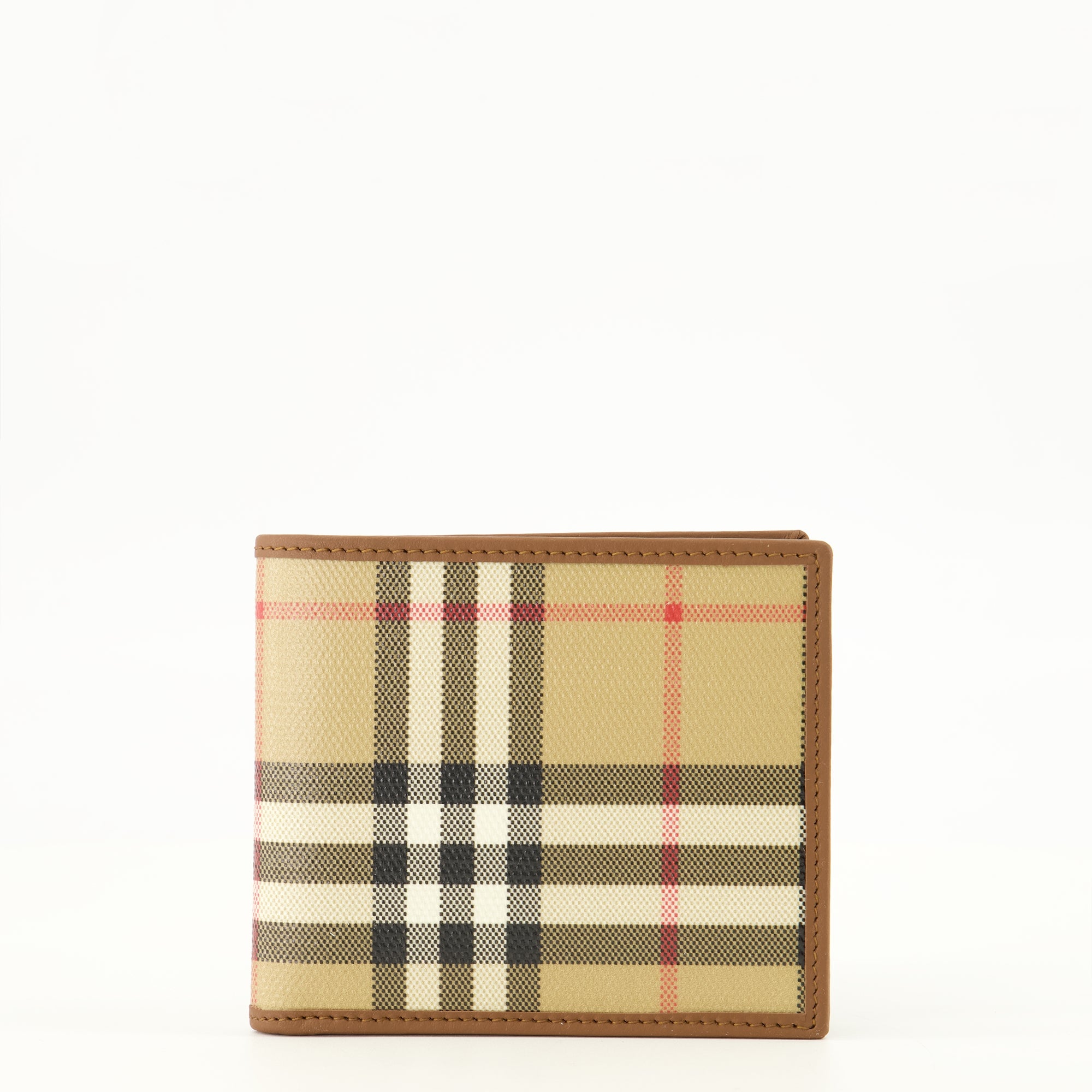 Petite maroquinerie Check Fold Wallet Burberry Marron Homme