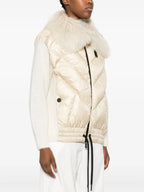 Jackets Two-Tone Jacket Moncler Grenoble Beige Femme