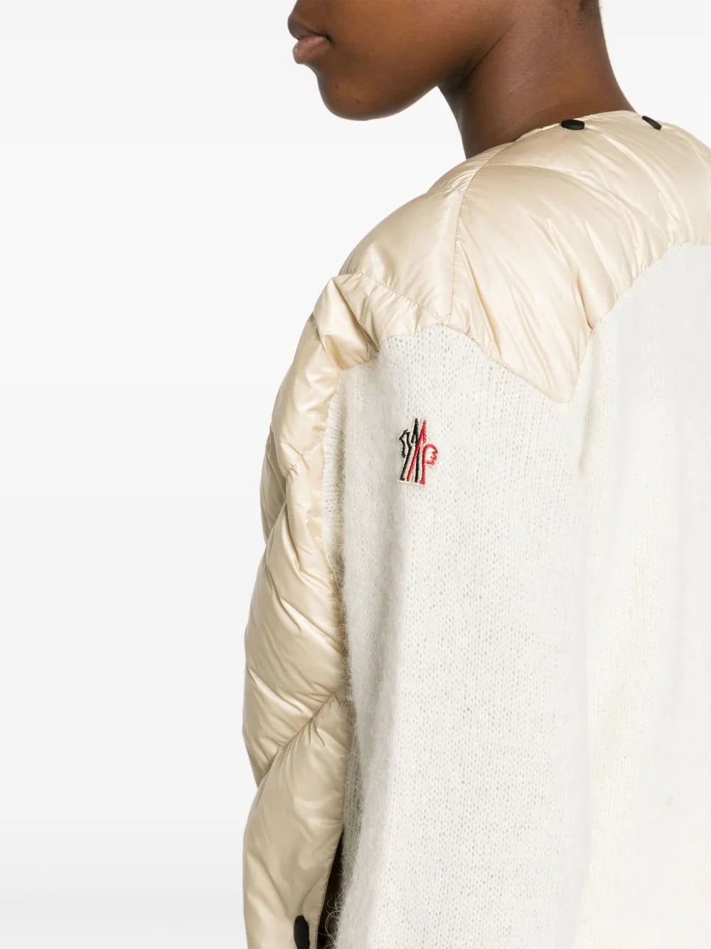 Jackets Two-Tone Jacket Moncler Grenoble Beige Femme