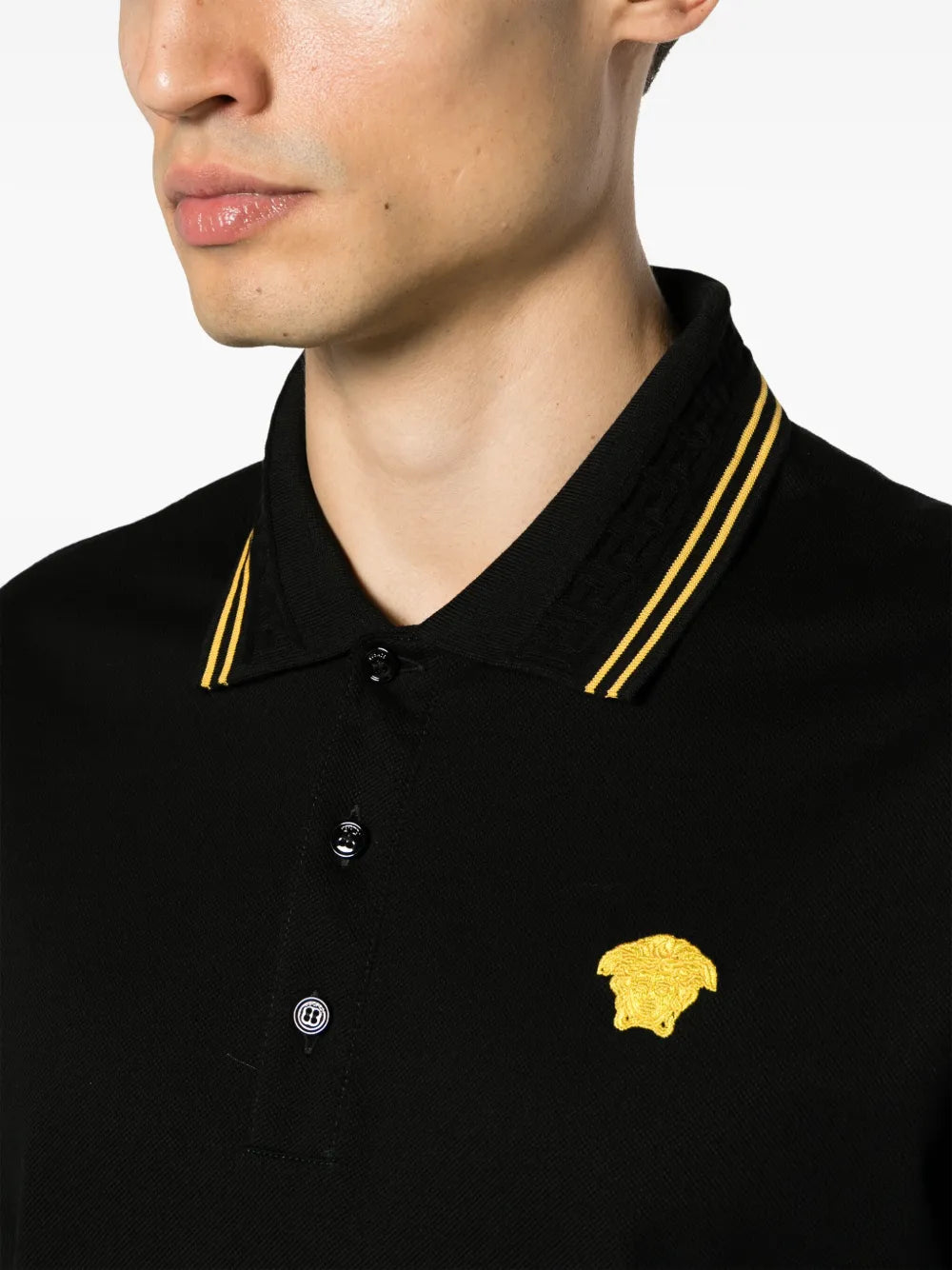 Polos Polo Medusa Versace Noir Homme