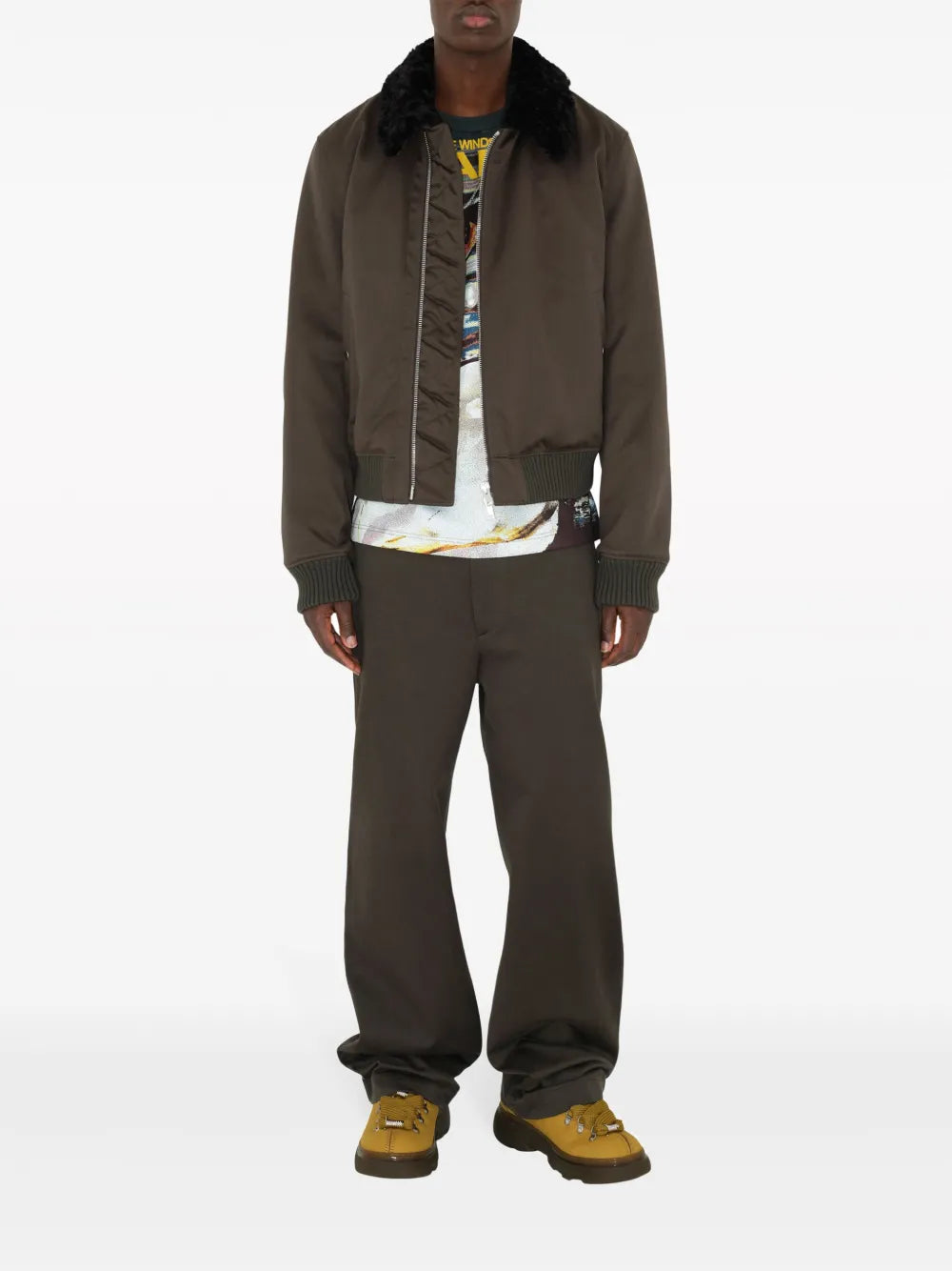 Hosen Baumwoll-Satin-Hose Burberry Braun Homme