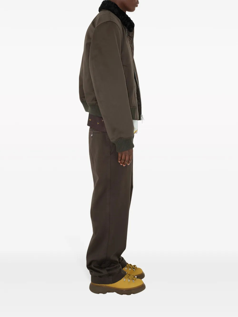 Hosen Baumwoll-Satin-Hose Burberry Braun Homme