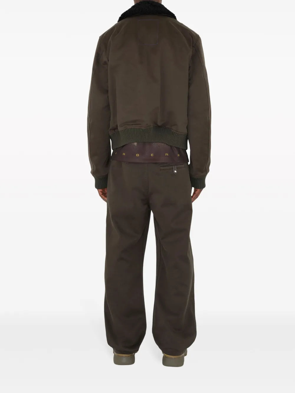 Hosen Baumwoll-Satin-Hose Burberry Braun Homme