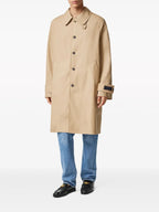 Cappotti Cappotto con Pannello Barocco Versace Beige Homme