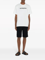 T-shirts Logo T-shirt Burberry White Man