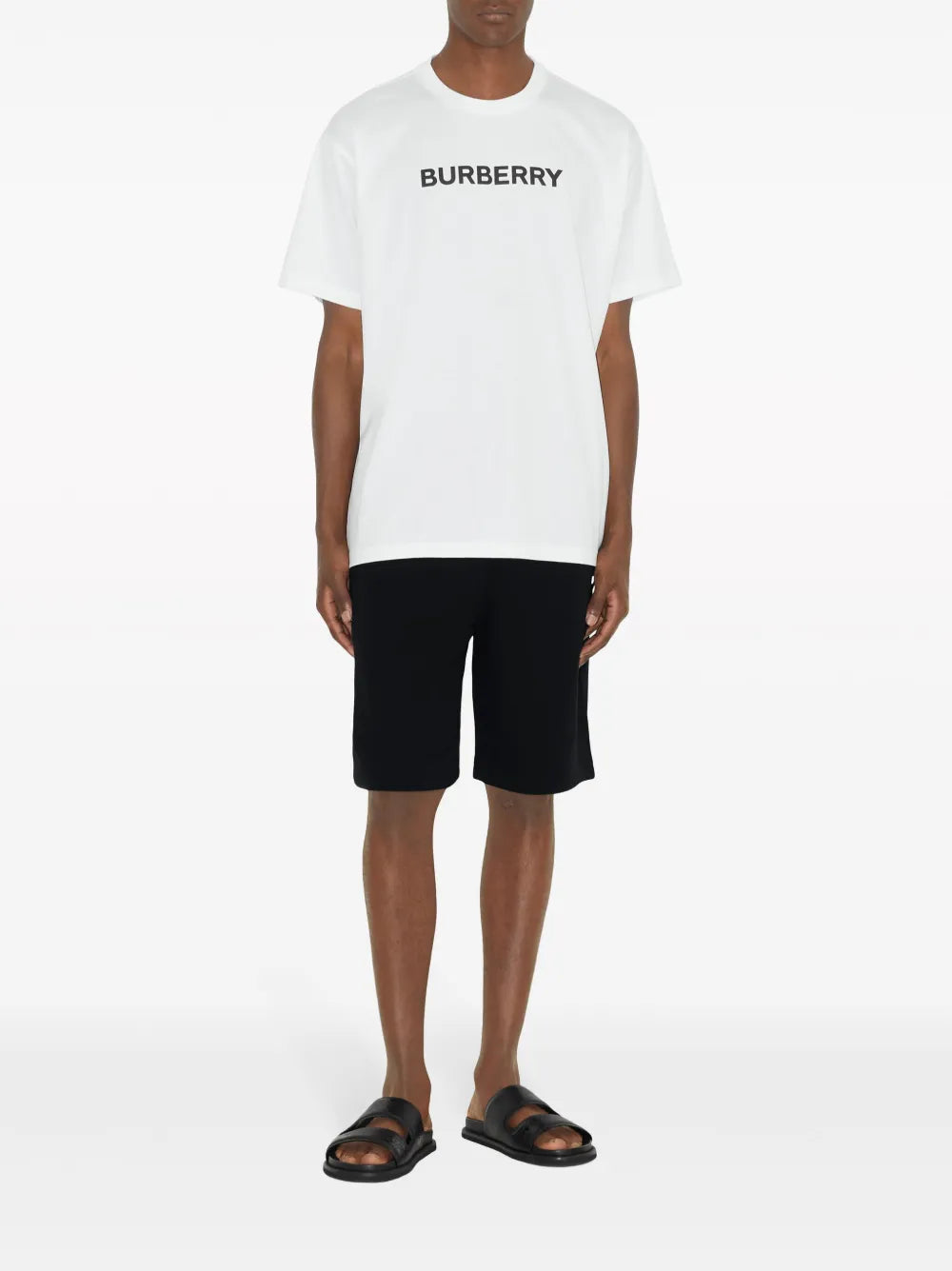 T-shirts Logo T-shirt Burberry White Man