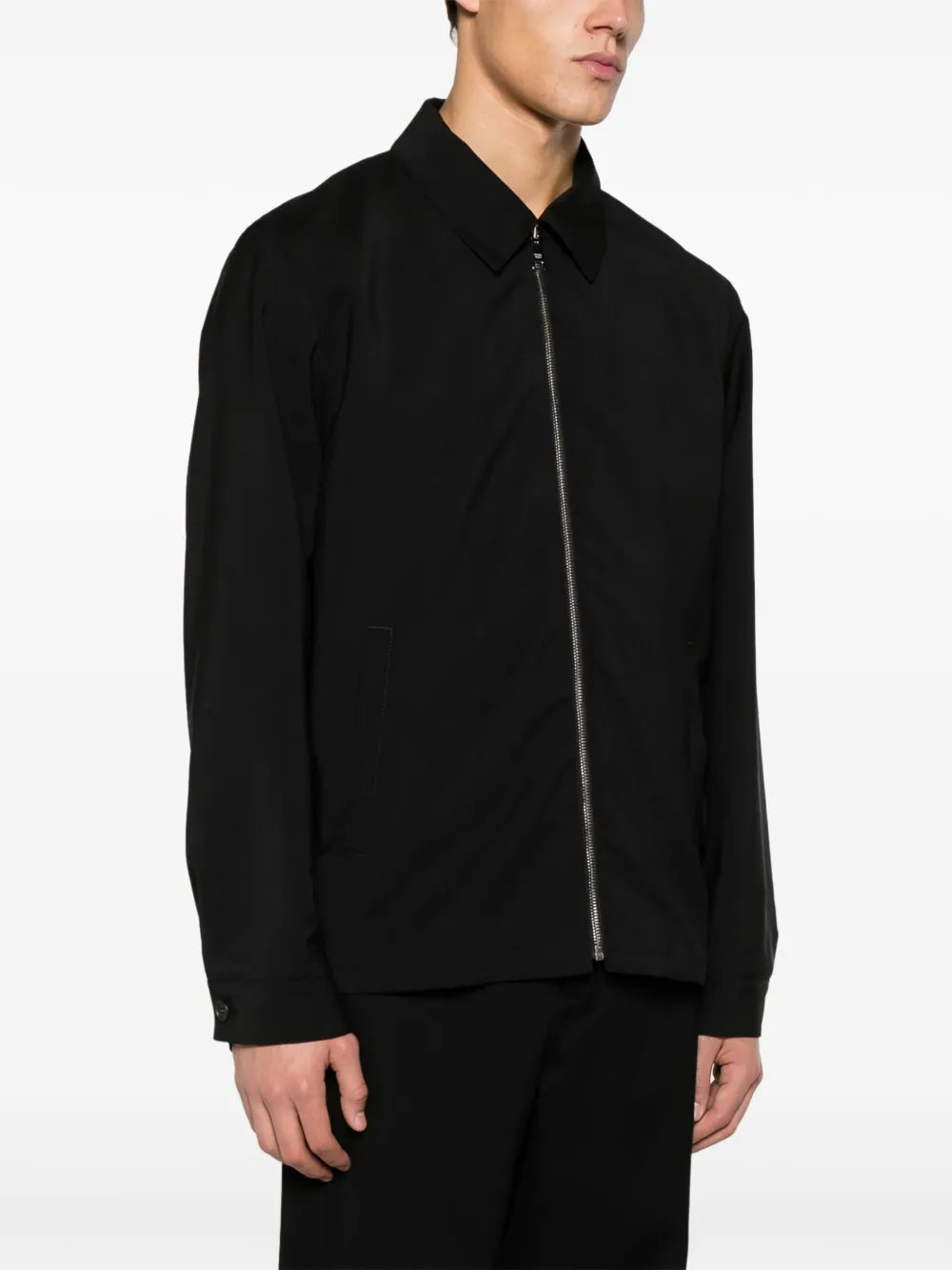 Jaquetas Casaco de Lã Prada Preto Homme