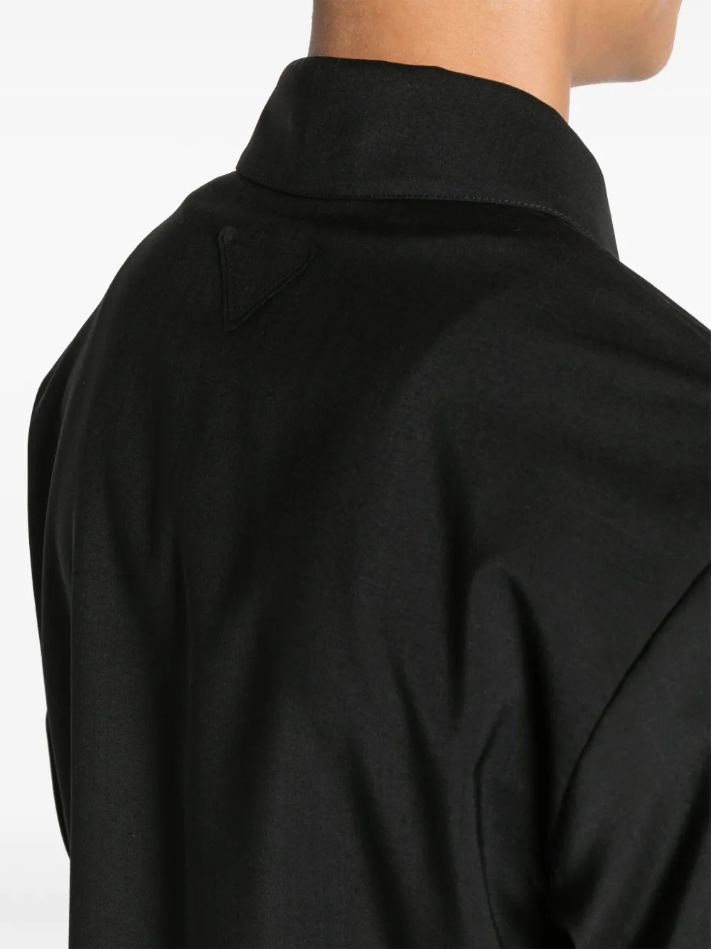 Jaquetas Casaco de Lã Prada Preto Homme