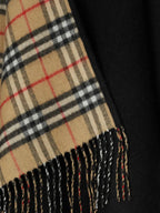 Vestes Poncho en laine noire Burberry Noir Unisexe