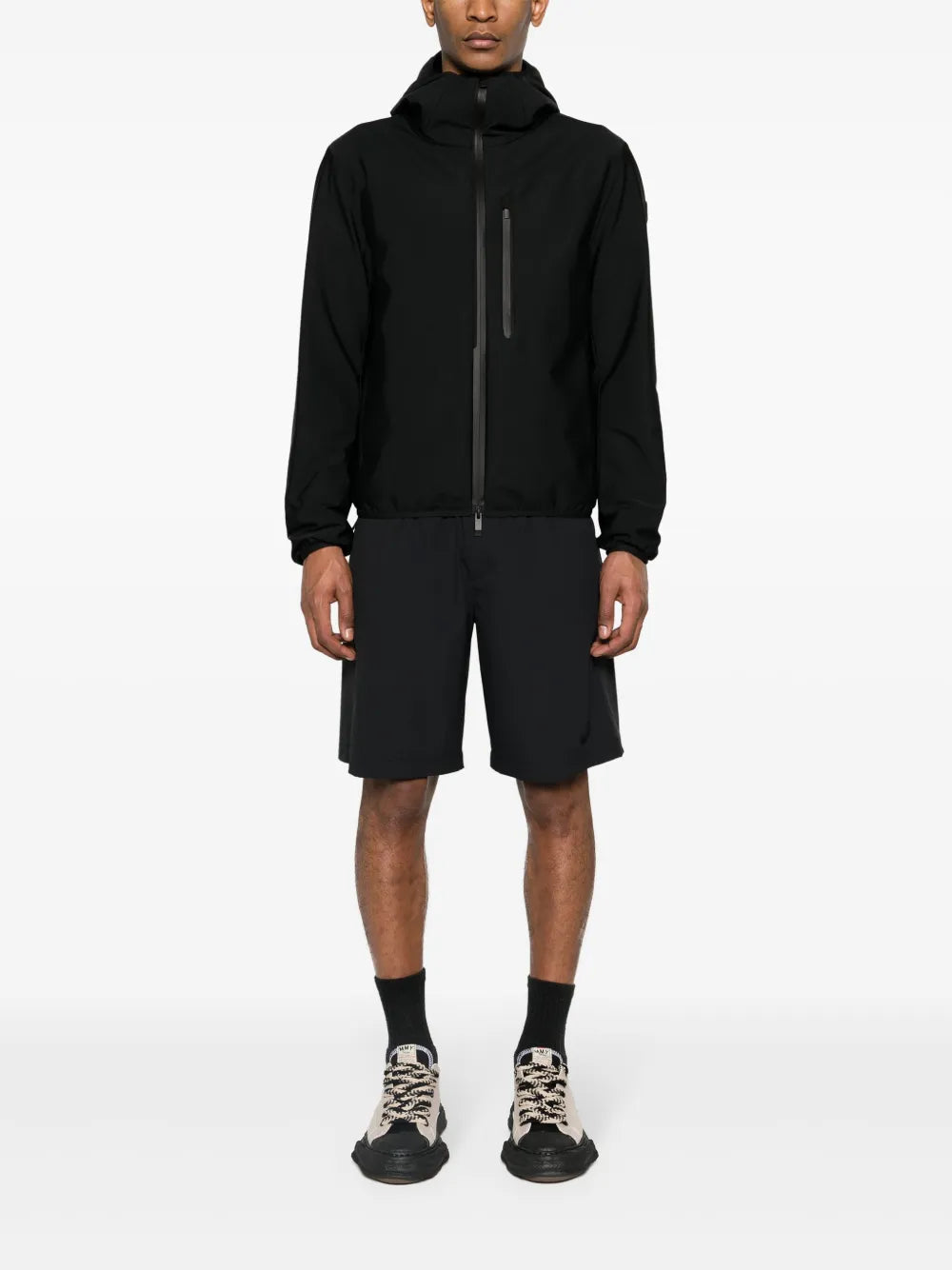 재킷 라우스퍼 자켓 Moncler 검은색 Homme