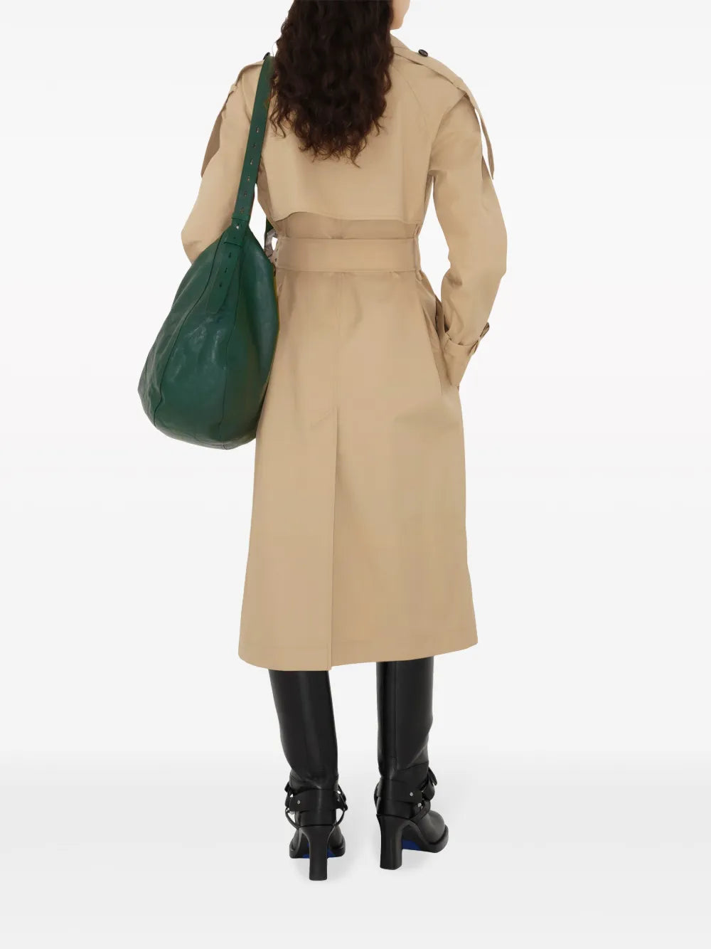 Abrigos Abrigo Trench Largo Burberry Beige Femme