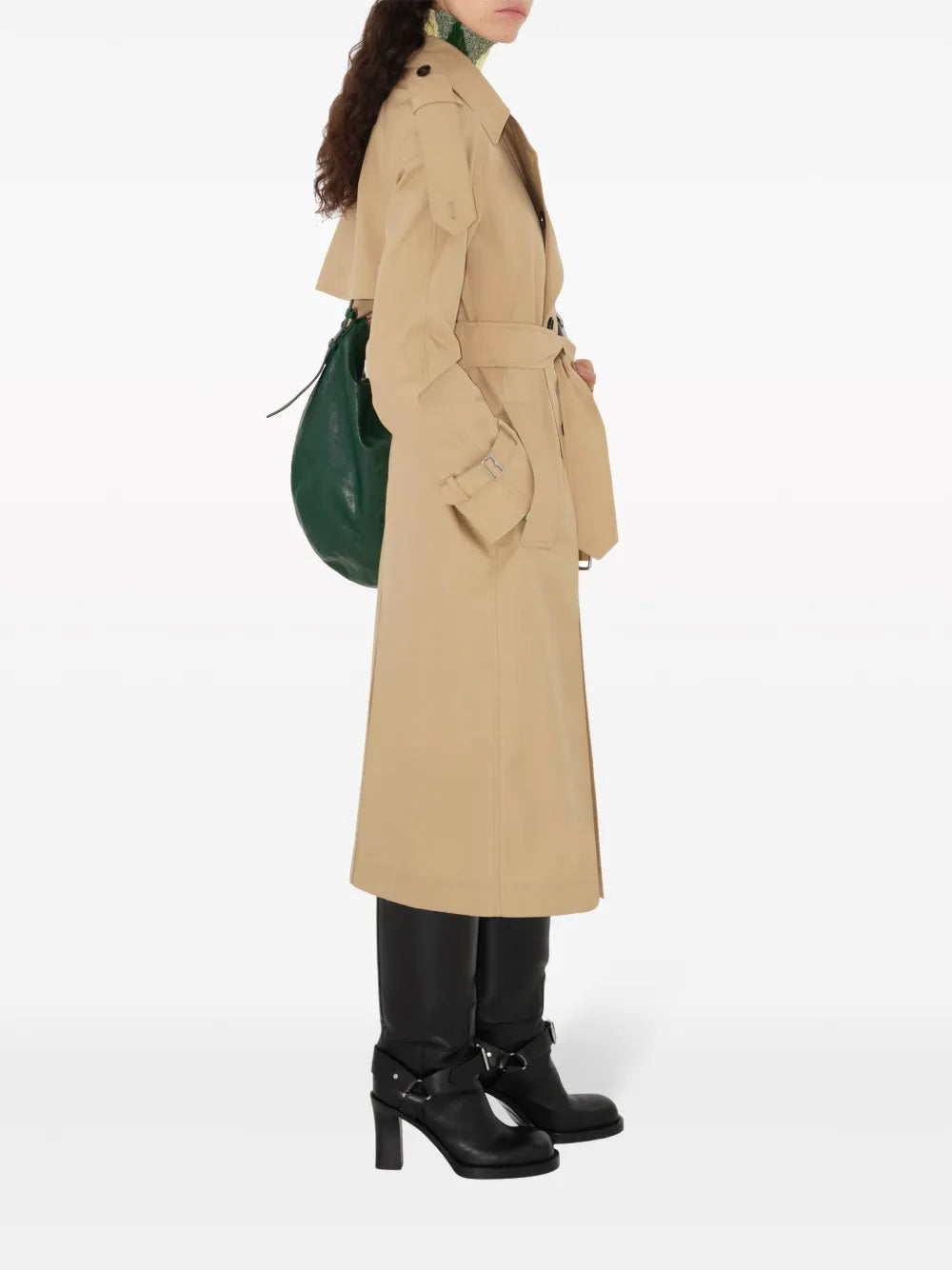 Abrigos Abrigo Trench Largo Burberry Beige Femme