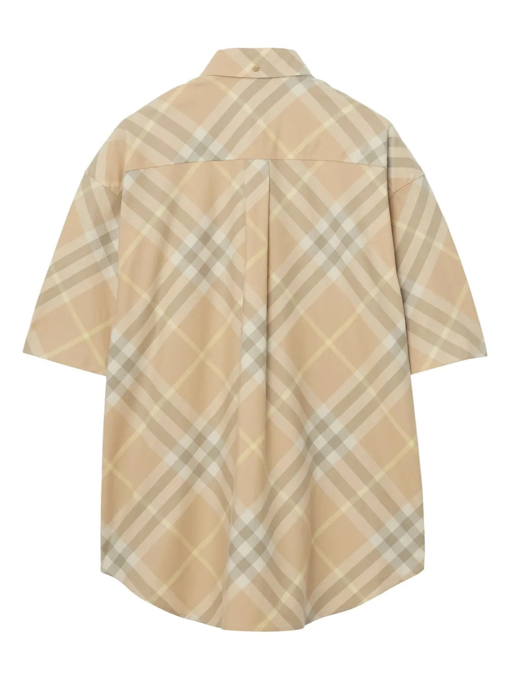 Camisas Camisa Xadrez Burberry Bege Homme