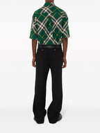 Shirts Plaid Shirt Burberry Green Man