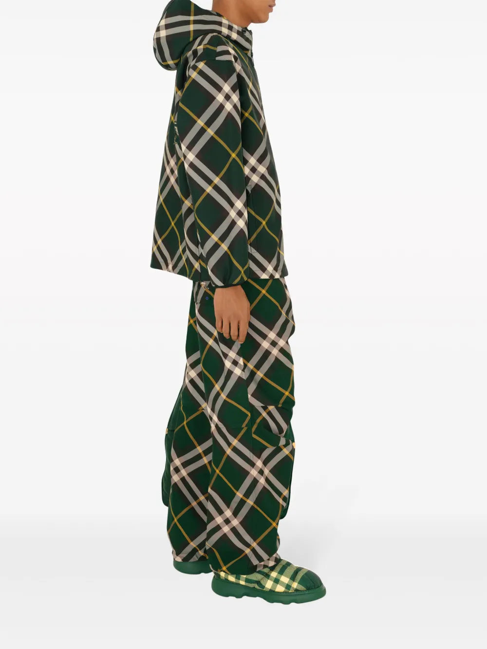 Vestes Coupe-vent à carreaux EKD Burberry Vert Homme