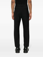 Pants Belted Trousers Sacai Black Man