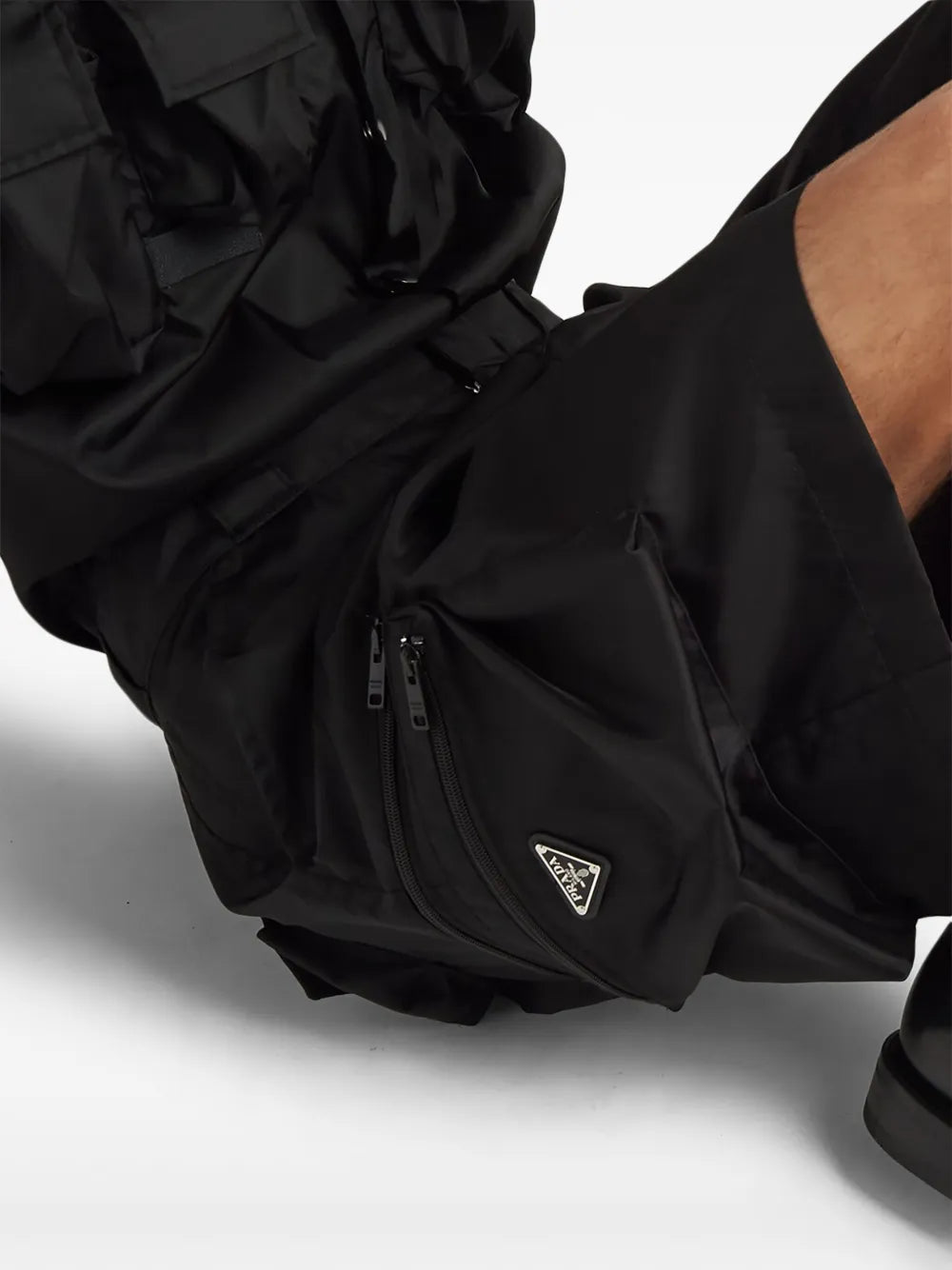 Shorts Short Cargo Prada Noir Homme