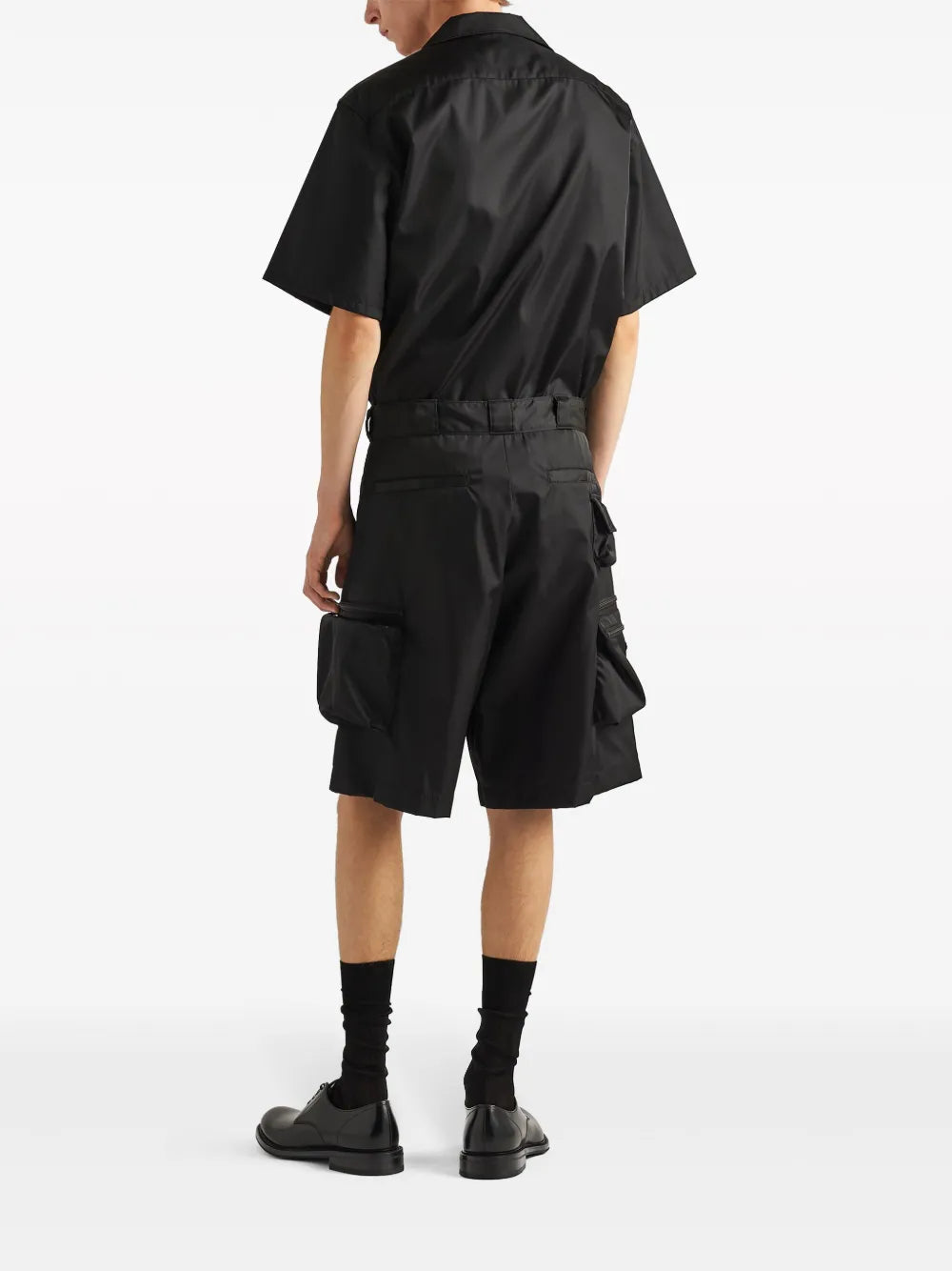 Shorts Short Cargo Prada Noir Homme