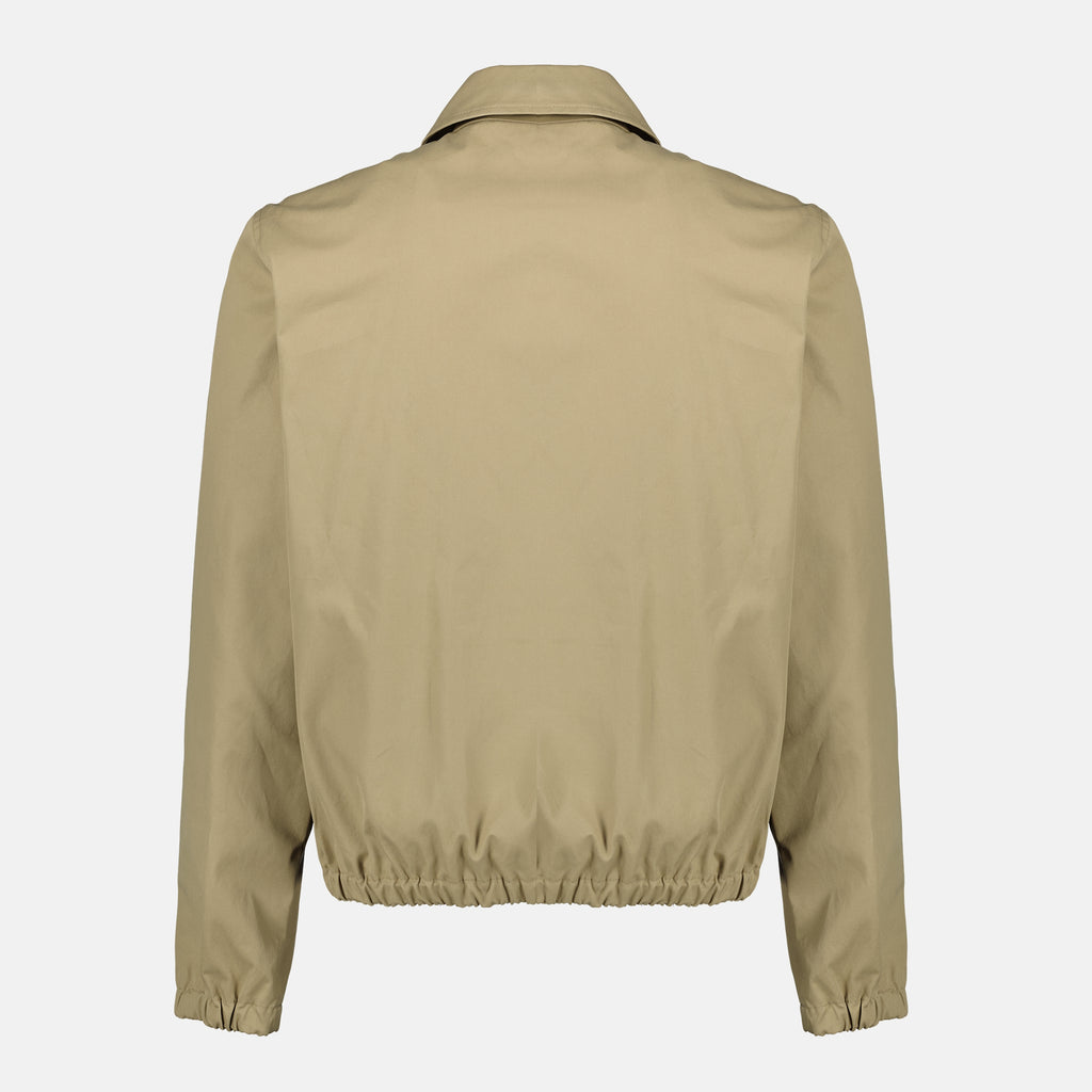 Imagen del blouson beige AMI de corazón de la marca Ami PARIS para Hombre - Temporada Primavera-Verano 2026 - Vista Trasera