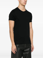 Tシャツ コントラスト Tシャツ リイシュー Courrèges 黒 男