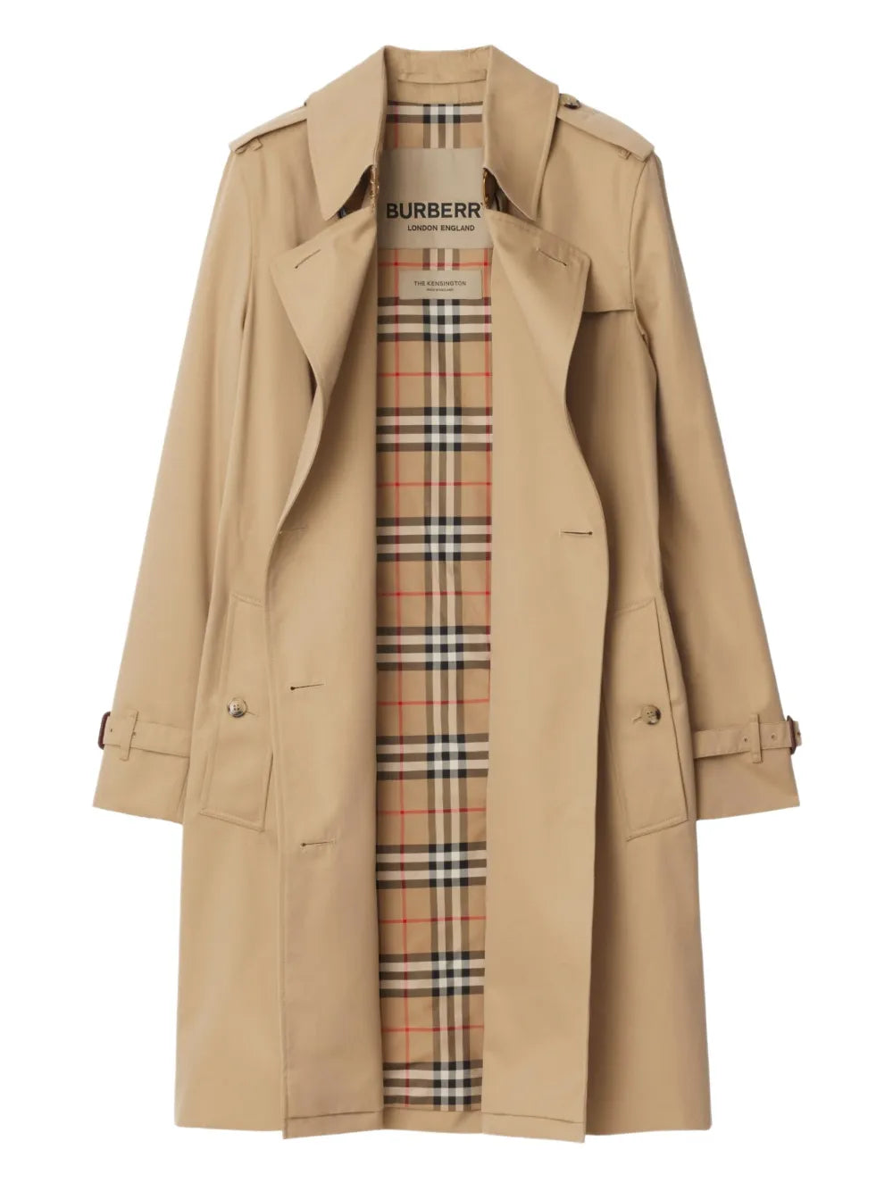 トレンチコート BURBERRY Women Trench Coats 8079411A1366 Beige Burberry Kensington Trench Coat - Women – myCompañero