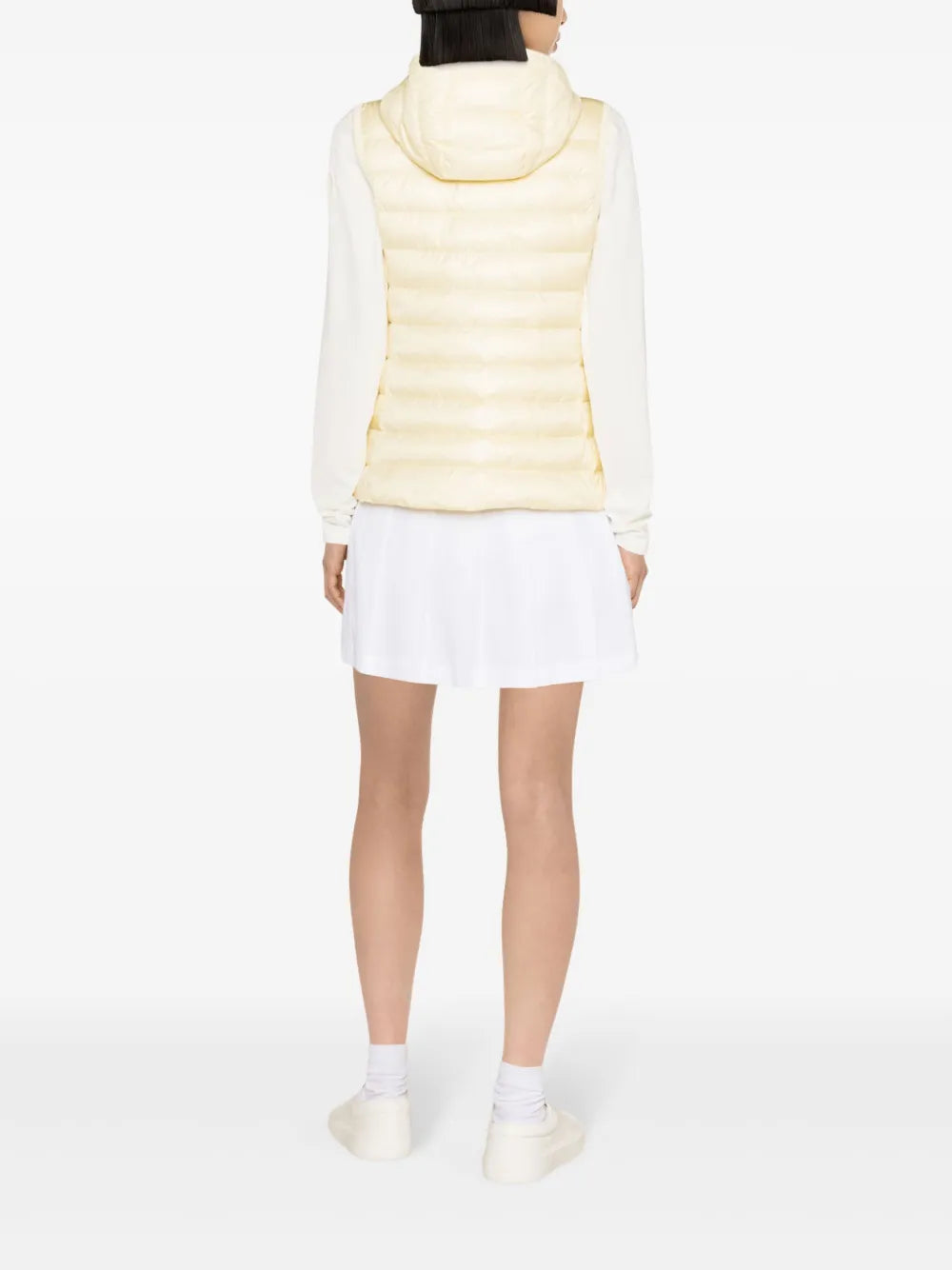 Chaquetas Chaleco Sin Mangas Glygos Moncler Amarillo Femme