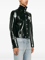 Chaquetas Reedición de Chaqueta de Vinilo Courrèges Verde Hombres