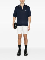 Polo Polo in Seta Prada Blu scuro Homme