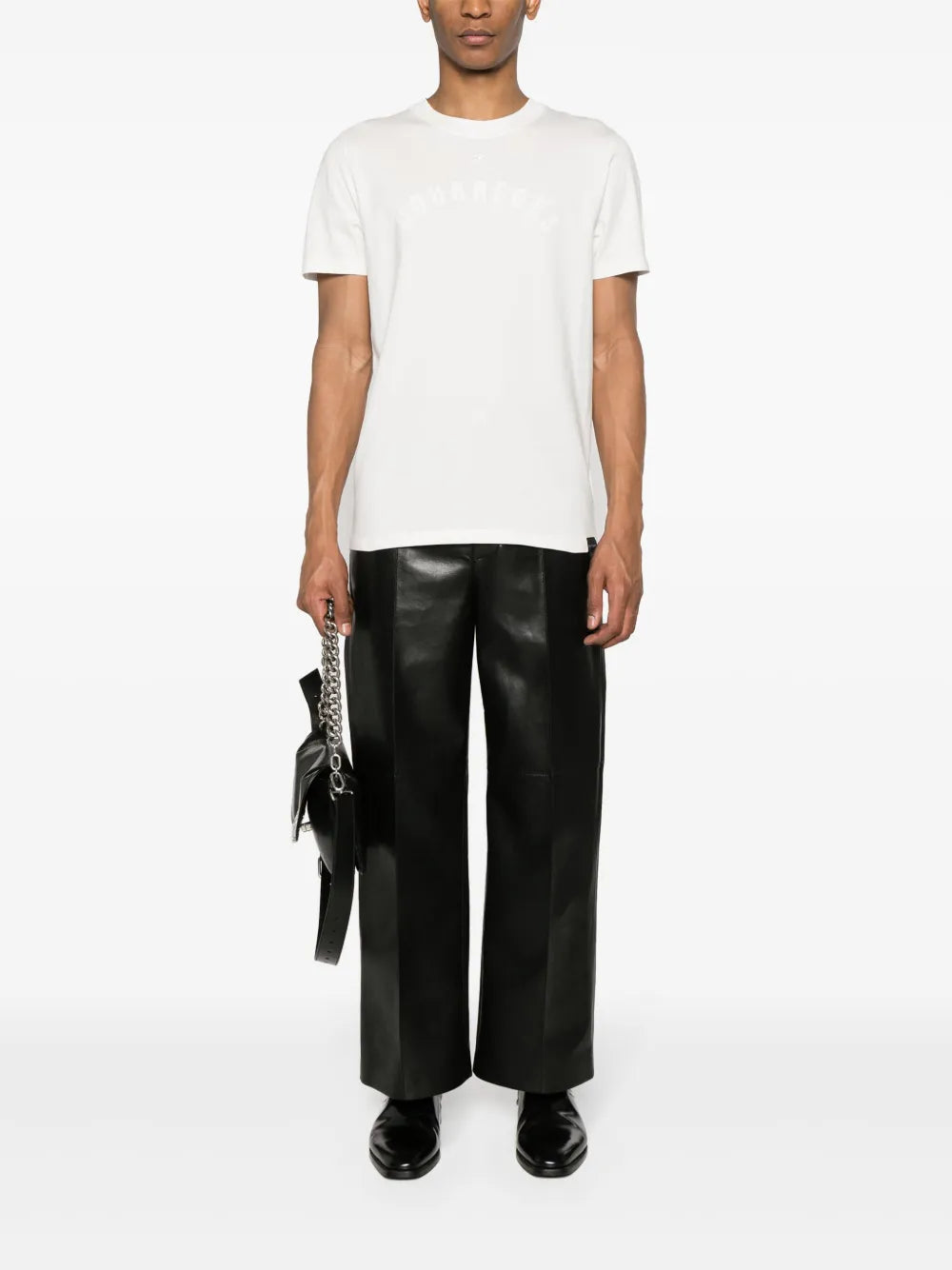 T-shirts T-shirt AC straight Courrèges Blanc Homme