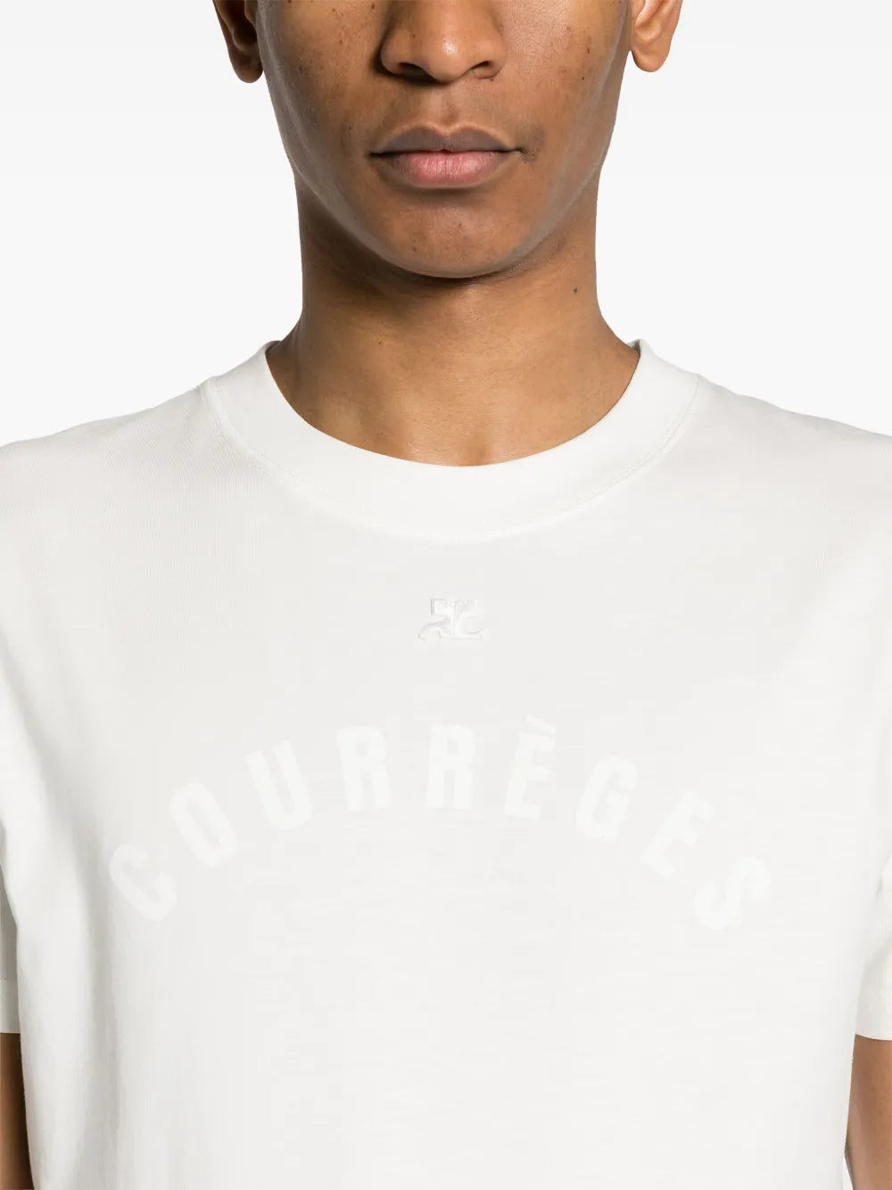Camisetas T-Shirt AC Straight Courrèges Branco Homme