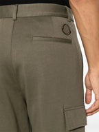 Pantalons Pantalon droit Moncler Kaki Homme