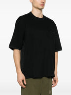 T-shirts T-shirt à poche Sacai Noir Homme