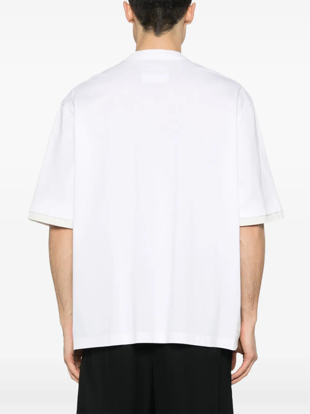 Camisetas T-shirt com Bolso Sacai Branco Homme
