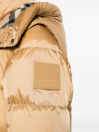 Mäntel Pufferjacke mit abnehmbaren Ärmeln Burberry Braun Homme