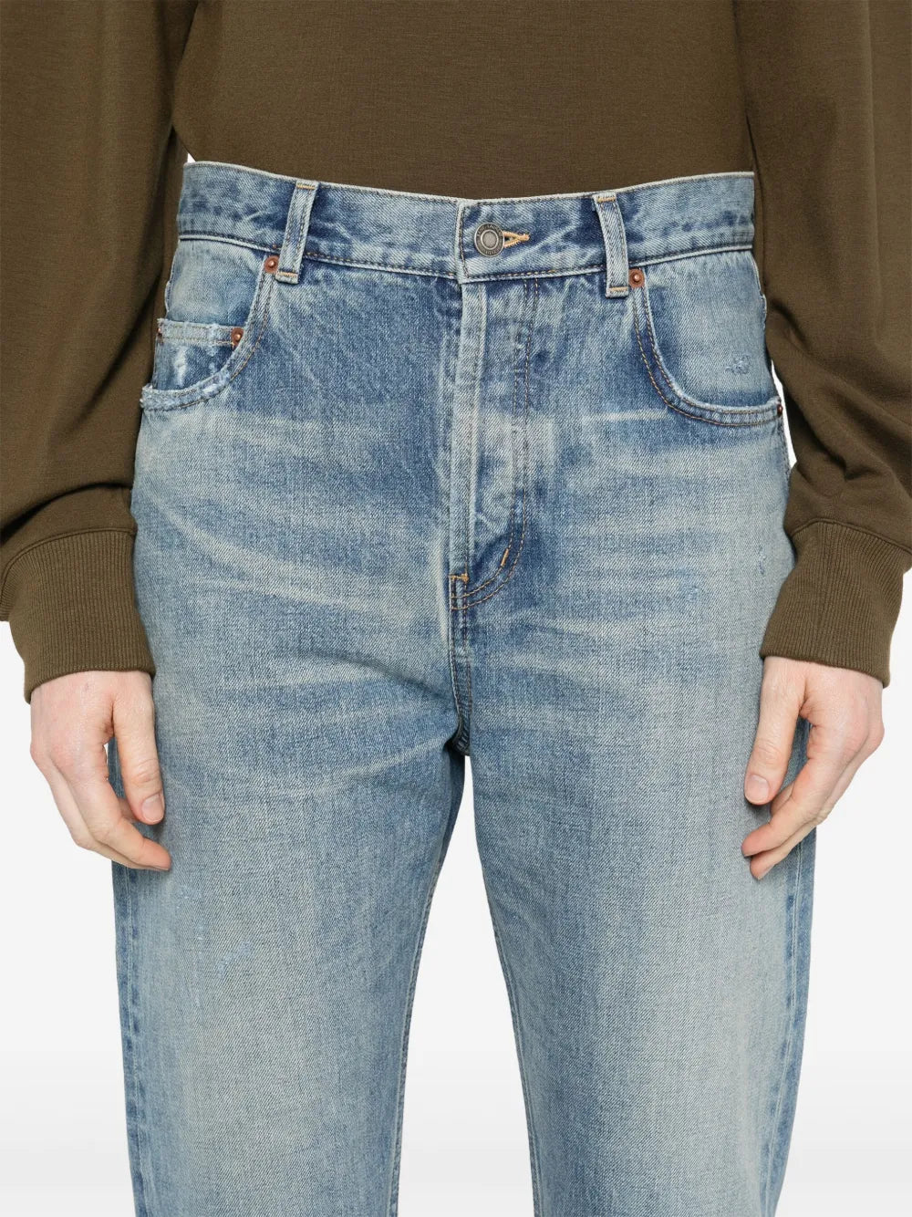 Pants Vanessa Jeans Saint Laurent Blue Femme